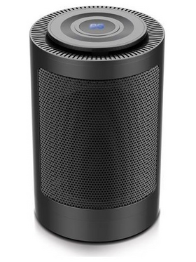 Αεροθερμο Κεραμικο 1500w Κυκλικο Μαυρο με Τηλεχειριστηριο