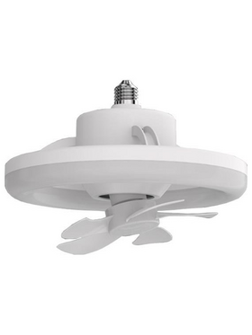 Ανεμιστηρας-Φωτιστικο φ26 30w Λευκος και Κοντρολ 10w Βιδωτος σε ε27