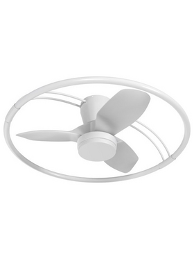 Ανεμιστηρας Οροφης Λευκος με led φωσ 60w και Κοντρολ φ80 dc Μοτερ 20w