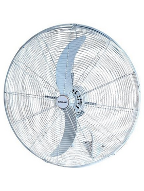 Ανεμιστηρας Βιομηχανικος Μεταλλικος Τοιχου Λευκος με Κοντρολ φ66 180w