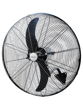 Ανεμιστηρας Βιομηχανικος Μεταλλικος Τοιχου Μαυρος με Κοντρολ φ66 180w