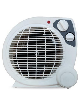 Αεροθερμο Δωματιου 1000w/2000w Λευκο