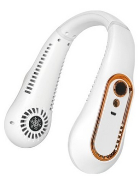 Ανεμιστηρας Λαιμου Επαναφορτιζομενος με usb Λευκος