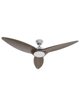 Ανεμιστηρας Οροφης Wifi Χρωμα Καφε Ξυλου με led φωσ rgb  και Κοντρολ Φ132 dc Μοτερ 35w