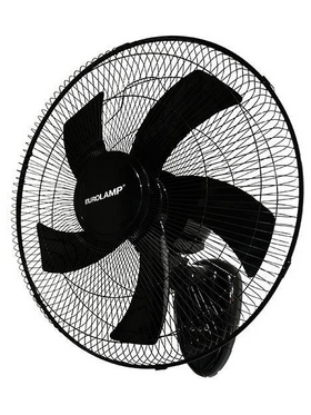 Ανεμιστηρας Τοιχου Μαυρος με Κοντρολ φ50 60w