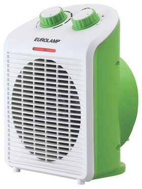 Αεροθερμο Μπανιου 2000w Ip21 Λευκο-Πρασινο