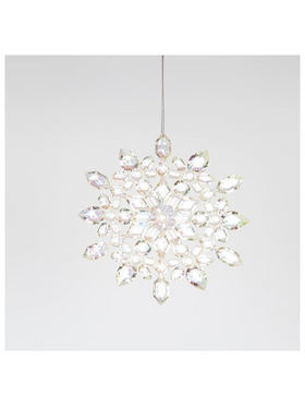 Χιονονιφαδα Ακρυλικη, Ιριδιζουσα, 12.7cm