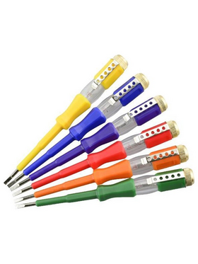 Κατσαβιδι Δοκιμαστικο Διαφορα Χρωματα Μεγαλο σετ 20τεμ