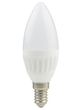 Λαμπα led Κερι 7,1w 1000lm e14 Κεραμικη Βαση 6500k 175-265v "pro"