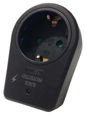 Ανταπτορας Σουκο με Προστασια Υπερτασης & Προστασια Επαφων σε Συσκευασια Blister