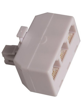 Ανταπτορας Τηλεφωνου Αρσενικο σe 3 Θηλυκα 6p4c Rj11