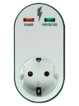 Ανταπτορας Σουκο με Προστασια Υπερτασης & Προστασια Επαφων