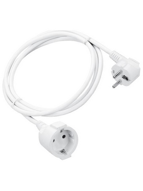 Προεκταση Γερμανικων Προδιαγραφων 7m 3x1.5mm Λευκη