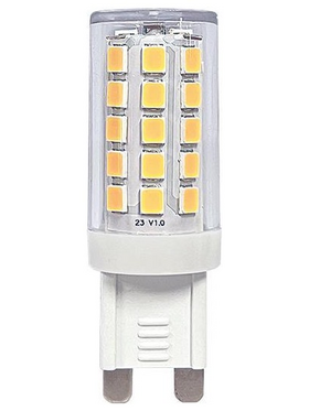 Λαμπα led smd 3,6w 400lm g9 2700k 220-240v