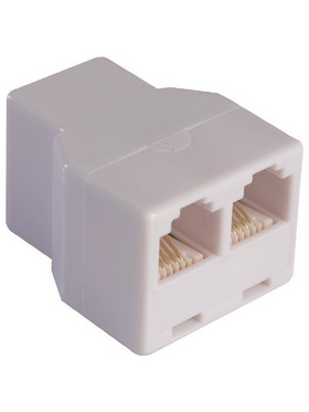 Ανταπτορας Τηλεφωνου aπo Θηλυκο σe 2 Θηλυκα A.t. 6p4c Rj11