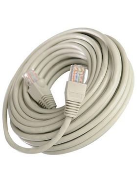 Καλωδιο Patch Cord utp cat-5e 26awg Γκρι 15m