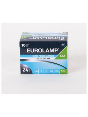 Μπαταρια Αλκαλικη 1,5 v ααα Lr03 24τμχ