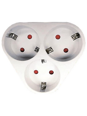 Ανταπτορας απο Σουκο σε 3 Σουκο Οβαλ με Προστασια Επαφων