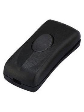 Διακοπτακι Ενδιαμεσο Μαυρο 6α 220-240v