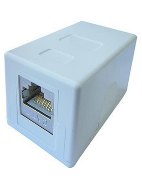 Πριζα Τηλεφωνου Εξωτερικη A.t. Monh Αυτοκολλητη Rg45 cat-7e