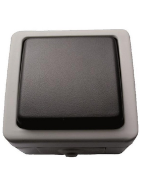 Διακοπτης Εξωτερικος Απλος Γκρι Ιρ54