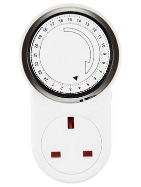 Χρονοδιακοπτης uk Πριζας 24ωpeς 13a 240v με Προστασια Επαφων Ip20