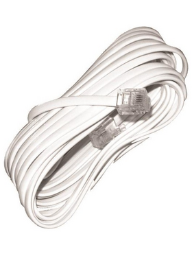 Προεκταση Τηλεφωνου A.t. Λευκη 3m 6p4c Rj11