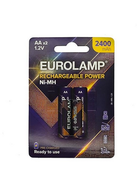 Επαναφορτιζομενη Μπαταρια ni-mh 1.2 v aa hr6 2400mah 2τμχ