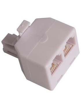 Ανταπτορας Τηλεφωνου Αρσενικο σe 2 Θηλυκα 6p4c Rj11