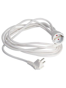 Προεκταση Γερμανικων Προδιαγραφων 5m 3x1.5mm Λευκη