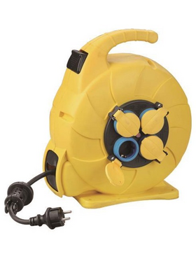 Μπαλαντεζα Καρουλι Ip44 3x1.5mm 15m, με Επαναφορα & Προστασια Υπερθερμανσης