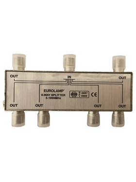 Διακλαδωτης tv Μεταλλικος Τυπου f 1/6