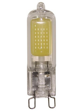 Λαμπα led cog 2w g9 6500k 220-240v Γυαλινη