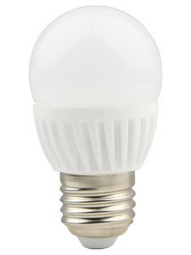 Λαμπα led Σφαιρικη 7,1w 1000lm e27 Κεραμικη Βαση 6500κ "pro" 175-265v