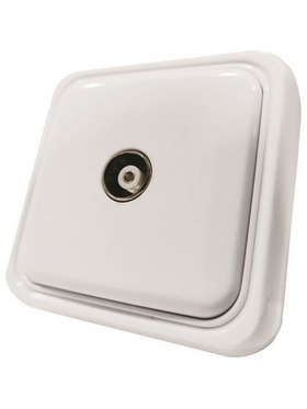 Πριζα Μινι tv Τερματικη Λευκη Ip20