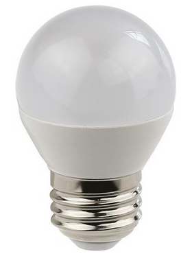 Λαμπα led Σφαιρικη 5w ε27 3000k 175-250v