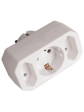 Ανταπτορας aπo ενα Σουκο σe ενα Σουκο & 2 Διπολικο με Προστασια Επαφων