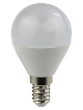 Λαμπα led Σφαιρικη 4w ε14 2700k 220-240v Blister