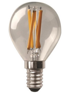 Λαμπα led Σφαιρικη Crossed Filament 6.5w e14 4000k 220-240v