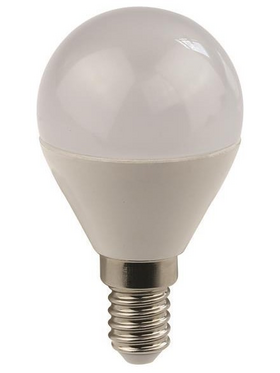 Λαμπα led Σφαιρικη 5w ε14 3000k 220-240v 3 τμχ s. Blister