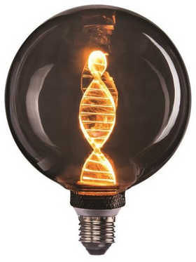 Λαμπα led Γλομπος G125 4w e27 1800k 220-240v dna Smoky Dimmable