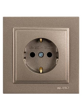 Πριζα Σουκο 16a Κουμπωτος με Παιδικη Προστασια Light Fume