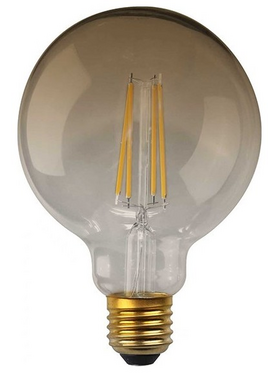 Λαμπα led Γλομπος g95 Filament 8w ε27 2400k 220-240v Gold Glass Dimmable