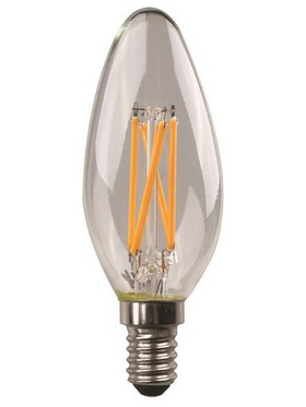 Λαμπα led Κερι Crossed Filament 6.5w e14 6500k 220-240v