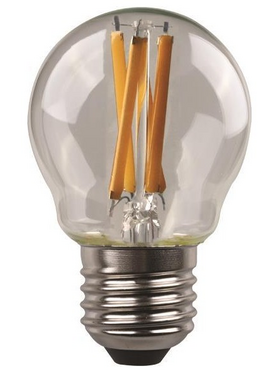 Λαμπα led Σφαιρικη Crossed Filament 4.2w e27 3000k 220-240v