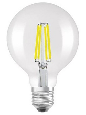 Λαμπα g95 Filament 4w 840lm ε27 3000k Clear