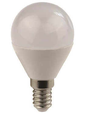 Λαμπα led Σφαιρικη 6w ε14 2700k 220-240v Blister