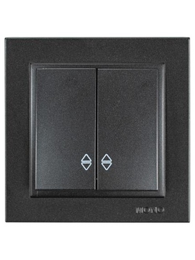 Διακοπτης a/r-k/r Μαυρος