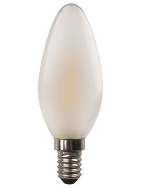 Λαμπα led Κερι Crossed Filament 6.5w e14 6500k 220-240v Frost