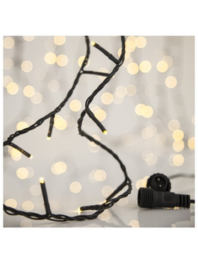 Σειρα, 300 led 3mm, 31v Μετασχηματιστη, 4 Επεκτασεις εωσ 3 Σετ, Πρασινο pvc Καλωδιο, Daylight Led, ana 5cm, Προεκταση Παροχης 3m, Ιρ44